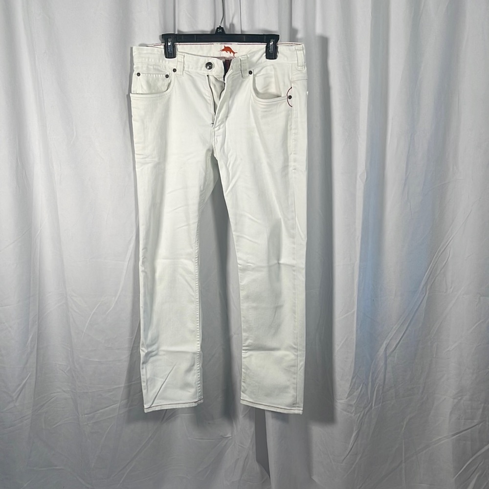 Tommy Bahama Caicos Vintage Slim Jeans | White | 33 x 30 | NWOT
